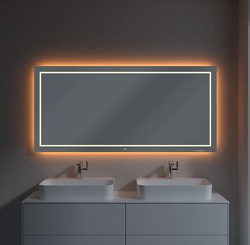 VILLEROY & BOCH FINION zrcadlo 160x75 cm, s osvětlením, s regulací teploty světla G6001600 Obrázek - fotka