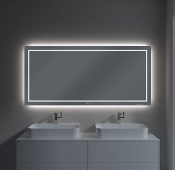 VILLEROY & BOCH FINION zrcadlo 160x75 cm, s osvětlením, s regulací teploty světla G6001600 Obrázek - fotka