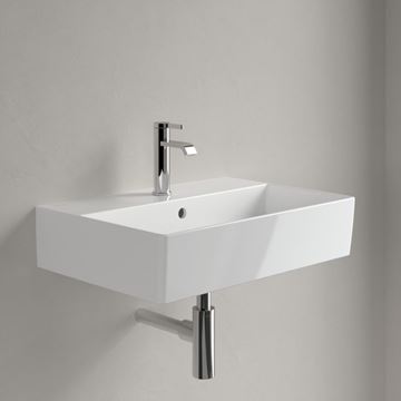 VILLEROY & BOCH MEMENTO 2.0 umyvadlo 80 cm, s otvorem pro baterii a přepadem, broušené, alpská bílá 4A228G01 Obrázek - fotka