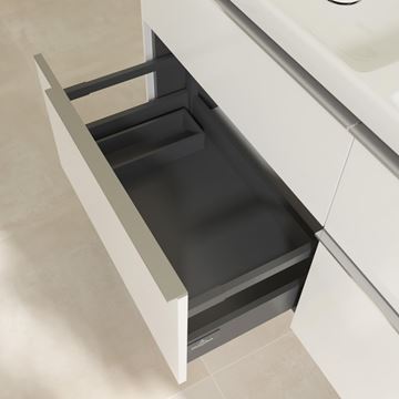 VILLEROY & BOCH SUBWAY 3.0 skříňka pod dvojumyvadlo 127,2x47,8x57,6 cm, 4 zásuvky, Brilliant White C56800VE Obrázek - fotka