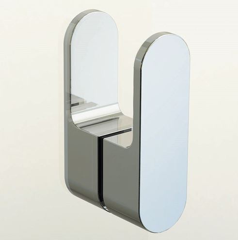 RAVAK CHROME CRV1 100 sprchové dveře 100x195 cm, lítací, satin/sklo transparent 1QVA0U01Z1 Obrázek - fotka