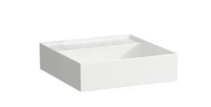 KARTELL BY LAUFEN umývátko 46 cm, s otvorem pro baterii, bez přepadu