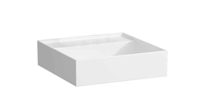 KARTELL BY LAUFEN umývátko 46 cm, s otvorem pro baterii, bez přepadu H8153310001111 Obrázek - Hlavní obrázek
