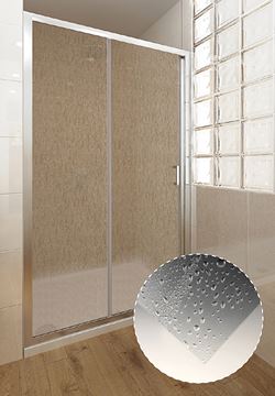 ROTH PROJECT LD3/950 sprchové dveře 95x180 cm, posuvné, bílá/plast damp 215-9500000-04-04 Obrázek - fotka