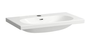 LAUFEN LUA umyvadlo 80 cm, s otvorem pro baterii a přepadem