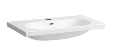 LAUFEN LUA umyvadlo 80 cm, s otvorem pro baterii a přepadem