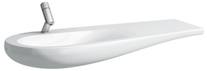 LAUFEN ILBAGNOALESSI ONE umyvadlo 120 cm, s otvorem pro baterii a přepadem, LCC
