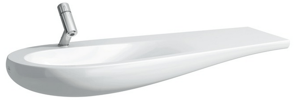 LAUFEN ILBAGNOALESSI ONE umyvadlo 120 cm, s otvorem pro baterii a přepadem, LCC H8149734001041 Obrázek - Hlavní obrázek