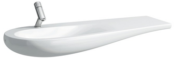 LAUFEN ILBAGNOALESSI ONE umyvadlo 120 cm, s otvorem pro baterii a přepadem, LCC