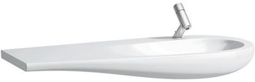 LAUFEN ILBAGNOALESSI ONE umyvadlo 120 cm, s otvorem pro baterii a přepadem, LCC