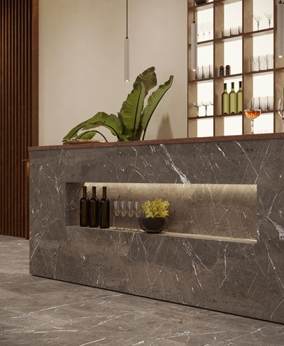 IMOLA THE ROCK dlažba 60x60 cm, mat, breccia imperiale BREIMP 60 RM Obrázek - fotka