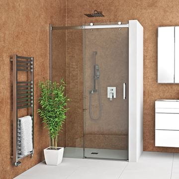 ROTH AMBIENT LINE AMD2/1200 sprchové dveře 120x200 cm, posuvné, brillant/sklo transparent 620-1200000-00-02 Obrázek - fotka