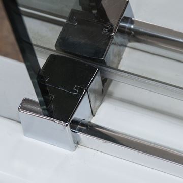 ROTH AMBIENT LINE AMD2/1300 sprchové dveře 130x200 cm, posuvné, brillant/sklo transparent 620-1300000-00-02 Obrázek - fotka