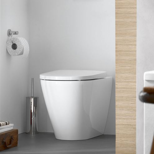 DURAVIT D-NEO stacionární WC, Rimless splachování, zadní odpad 2003090000 Obrázek - fotka