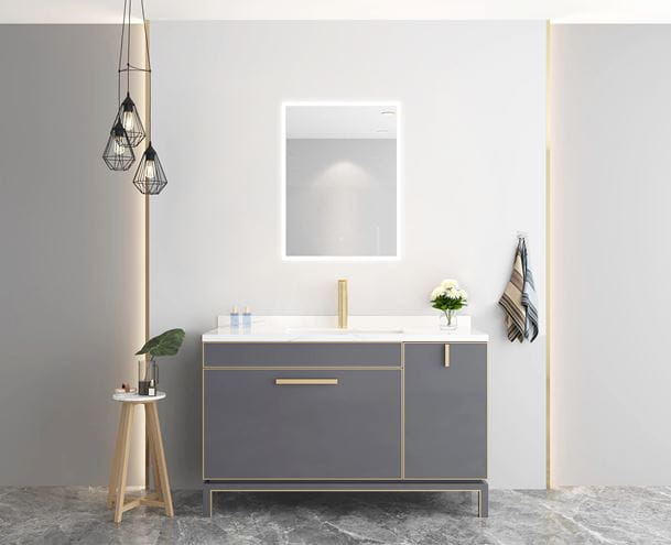 EASY zrcadlo 60x80 cm, s osvětlením, s regulací stmívání a teploty světla, se senzorem, s vyhříváním YM-213W-600 Obrázek - fotka