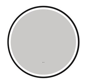 EASY zrcadlo 60 cm, s osvětlením, s regulací stmívání a teploty světla, se senzorem, s vyhříváním