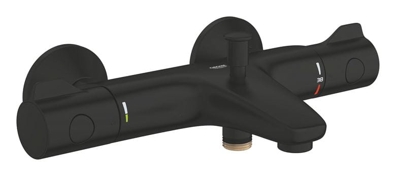 GROHE GROHTHERM 800 vanová nástěnná termostatická baterie, s přepínačem, matná černá 1022032430 Obrázek - Hlavní obrázek