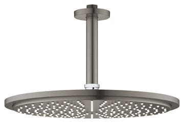 GROHE RAINSHOWER COSMOPOLITAN 310 horní sprcha pr. 310 mm, s ramenem, Water Saving, kartáčovaný hard graphite