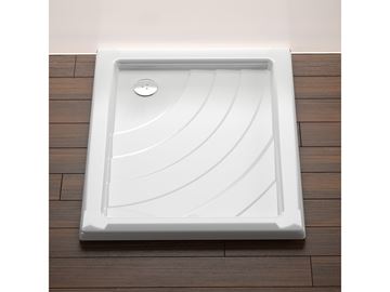 RAVAK ANGELA 90 PU sprchová vanička 90,5x90,5 cm, akrylát, samonosná A007701120 Obrázek - fotka