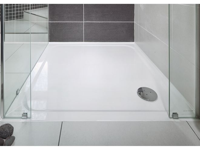 RAVAK GIGANT PRO CHROME sprchová vanička 100x80 cm, litý mramor, bez nožiček XA04A401010 Obrázek - fotka
