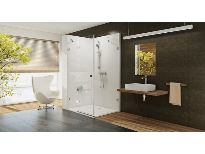 RAVAK GIGANT PRO CHROME sprchová vanička 100x80 cm, litý mramor, bez nožiček XA04A401010 Obrázek - fotka