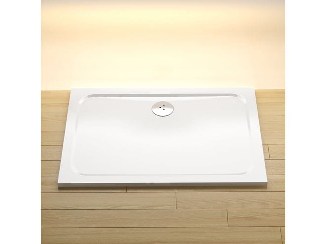 RAVAK GIGANT PRO CHROME sprchová vanička 110x80 cm, litý mramor, bez nožiček XA04D401010 Obrázek - fotka