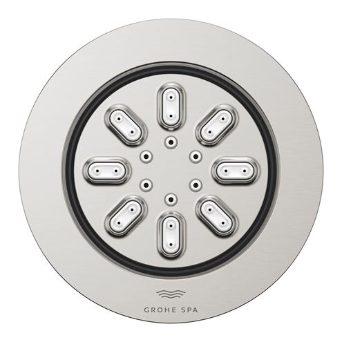 GROHE RAINSHOWER AQUA SMARTACTIVE podomítková boční sprcha, 2 proudy, s tělesem, Water Saving, supersteel 26801DC0 Obrázek - fotka