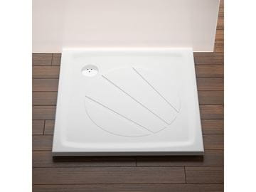 RAVAK PERSEUS PRO 90 sprchová vanička 90x90 cm, litý mramor, bez nožiček, s protiskluzem XA037701010 Obrázek - fotka