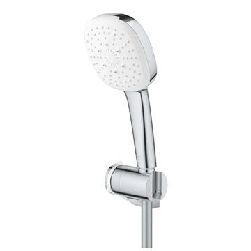 GROHE TEMPESTA CUBE 110 sprchová souprava 3-dílná, ruční sprcha 110x110 mm, 3 proudy, hadice, držák, Water Saving, chrom 27584003 Obrázek - fotka