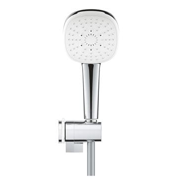 GROHE TEMPESTA CUBE 110 sprchová souprava 3-dílná, ruční sprcha 110x110 mm, 3 proudy, hadice, držák, Water Saving, chrom 27584003 Obrázek - fotka
