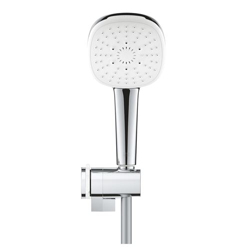 GROHE TEMPESTA CUBE 110 sprchová souprava 3-dílná, ruční sprcha 110x110 mm, 3 proudy, hadice, držák, Water Saving, chrom 27584003 Obrázek - fotka