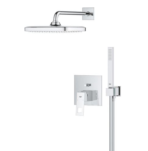 GROHE EUROCUBE sprchový set s podomítkovou baterií, horní sprcha, ruční sprcha, hadice, držák, chrom 25289000 Obrázek - fotka