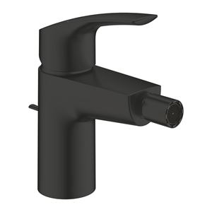 GROHE EUROSMART bidetová stojánková baterie, s odtokovou soupravou, Water Saving, matná černá