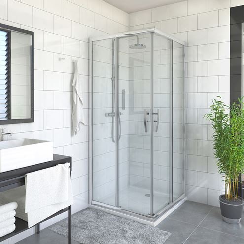 ROTH PROXIMA LINE PXS2P/800 sprchové dveře 80x185 cm, posuvné, pravé, brillant/sklo transparent 538-8000000-00-02 Obrázek - fotka