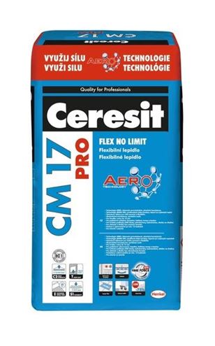 CERESIT CM 17 PRO FLEX NO LIMIT flexibilní cementové lepidlo 25 kg 1568180 Obrázek - Hlavní obrázek