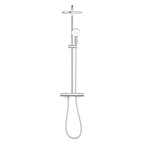 GROHE TEMPESTA SYSTEM 250 sprchový set s termostatickou baterií, horní sprcha, ruční sprcha se 2 proudy, tyč, hadice, Water Saving, chrom 26670001 Obrázek - fotka