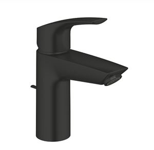 GROHE EUROSMART umyvadlová stojánková baterie, s odtokovou soupravou, Water Saving, matná černá