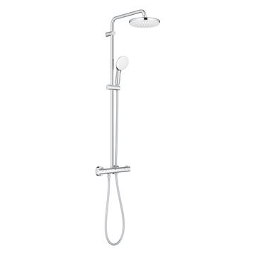 GROHE TEMPESTA SYSTEM 210 sprchový set s termostatickou baterií, horní sprcha, ruční sprcha, tyč, hadice, Water Saving, chrom 26811001 Obrázek - fotka