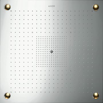AXOR SHOWER SOLUTIONS SHOWERHEAVEN 970/970 3JET horní sprcha 970x970 mm, 3 proudy, s LED osvětlením, vzhled nerezu