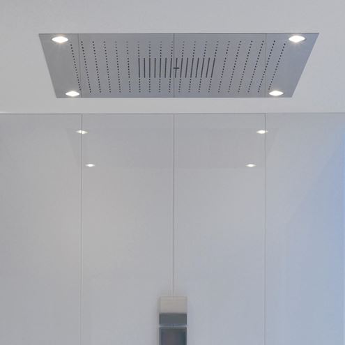 AXOR SHOWER SOLUTIONS SHOWERHEAVEN 970/970 3JET horní sprcha 970x970 mm, 3 proudy, s LED osvětlením, vzhled nerezu 10623800 Obrázek - fotka