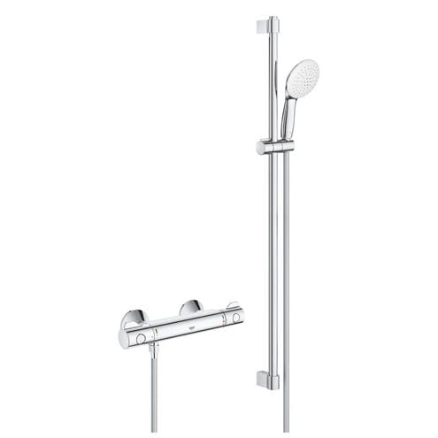 GROHE GROHTHERM 800 sprchový set s termostatickou baterií, ruční sprcha se 2 proudy, tyč, hadice, Water Saving, chrom 34566002 Obrázek - Hlavní obrázek