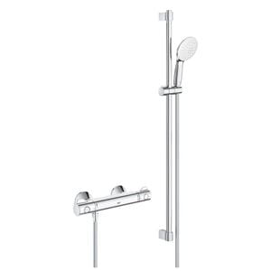GROHE GROHTHERM 800 sprchový set s termostatickou baterií, ruční sprcha se 2 proudy, tyč, hadice, Water Saving, chrom