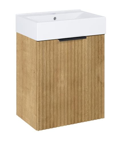 JIKA NOBU skříňka s umyvadlem 45x30,5x61 cm, 1 dvířka, přírodní dub H41P1696643301 Obrázek - Hlavní obrázek