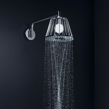 AXOR LAMPSHOWER/NENDO 1JET horní sprcha, s ramenem, s LED osvětlením, chrom 26031000 Obrázek - fotka