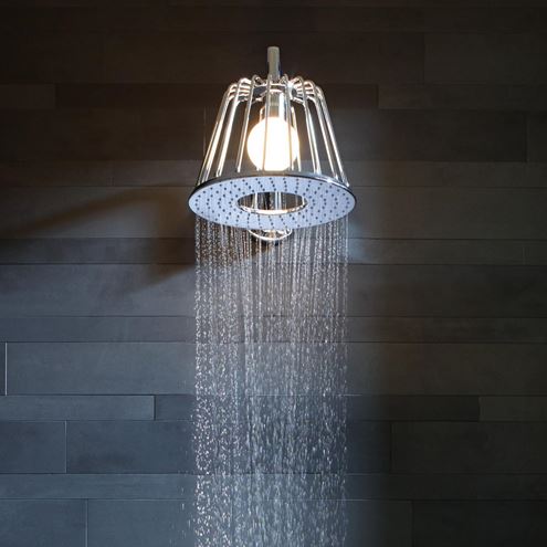 AXOR LAMPSHOWER/NENDO 1JET horní sprcha, s ramenem, s LED osvětlením, chrom 26031000 Obrázek - fotka
