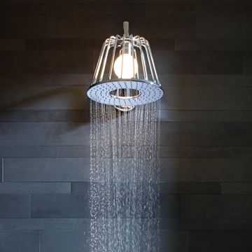 AXOR LAMPSHOWER/NENDO 1JET horní sprcha, s ramenem, s LED osvětlením, chrom 26031000 Obrázek - fotka