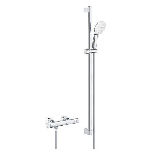 GROHE GROHTHERM 800 COSMOPOLITAN sprchový set s termostatickou baterií, ruční sprcha se 2 proudy, tyč, hadice, Water Saving, chrom 34769001 Obrázek - Hlavní obrázek