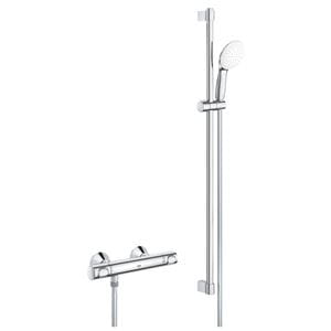 GROHE GROHTHERM 500 sprchový set s termostatickou baterií, ruční sprcha, tyč, hadice, Water Saving, chrom
