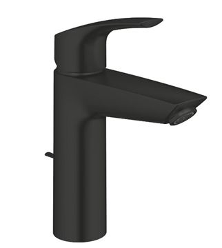 GROHE EUROSMART umyvadlová stojánková baterie, s odtokovou soupravou, Water Saving, matná černá