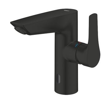 GROHE EUROSMART umyvadlová baterie, senzorové a manuálním ovládání, napájení z baterie, Water Saving, matná černá 239752433 Obrázek - fotka